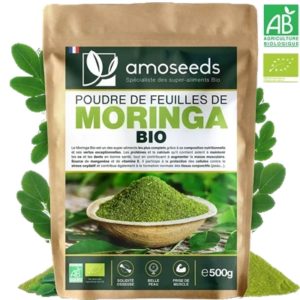 Poudre de Moringa Bio Super Aliment Arbre de Vie