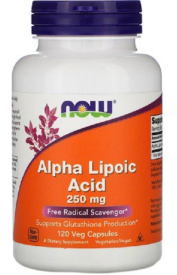 Alpha Lipoic Acid, 250 mg, de Now Foods
