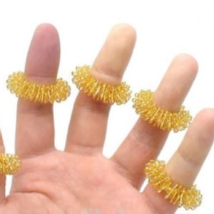 Bague d'acupression - Petit Anneau en métal