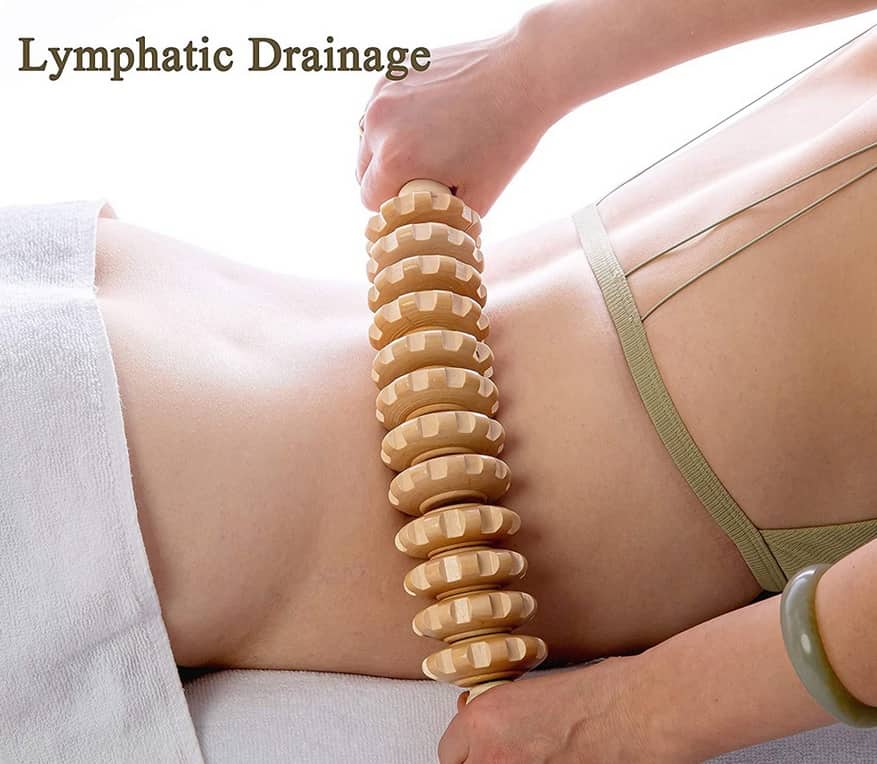 Rouleau de thérapie en bois - Outil de Massage – Image 2