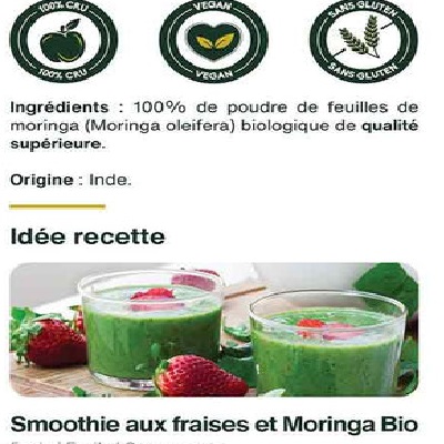 Poudre de Moringa Bio Super Aliment Arbre de Vie – Image 4