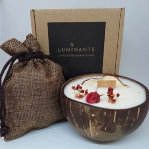 La Coco Coffret Bougie Pomme d'amour - Fleurs sauvages