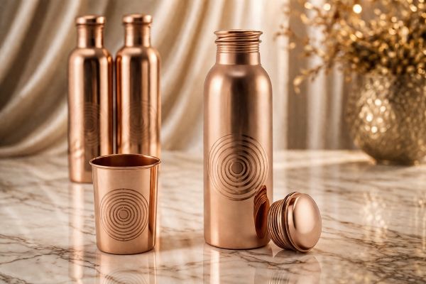 Bouteille en Cuivre Premium - Haut de gamme