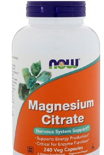 Citrate de Magnesium Now - En tablettes