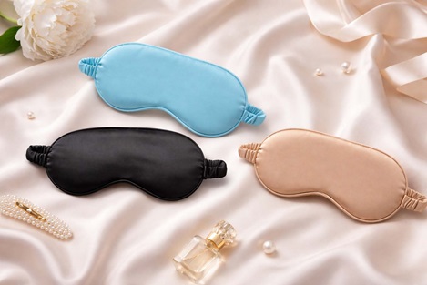 Masque de sommeil en soie naturelle ultra doux