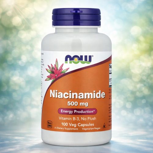 Nicotinamide 500 mg - Vitamine B3 - Capsules Végétariennes