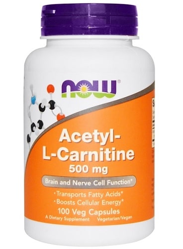 Acétyl-L carnitine - Now Foods - 100 capsules végétales