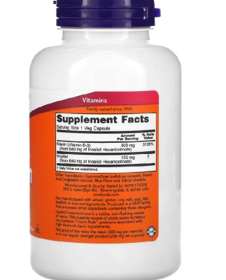 Niacine, Sans bouffées de chaleur - Flash Free-180 capsules – Image 2