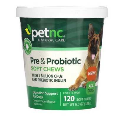 Bouchées molles prébiotiques et probiotiques