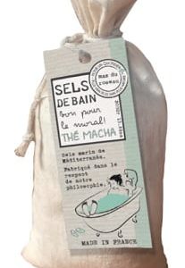 Sel de bain - Parfum Thé Macha - Origine Naturelle