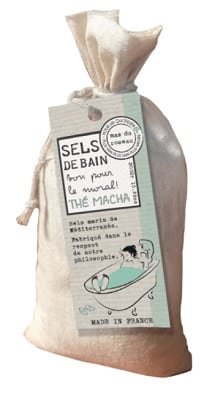 Sel de bain - Parfum Thé Macha - Origine Naturelle