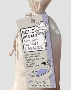 Sel de bain lavande - Sels marins de la Méditérranée