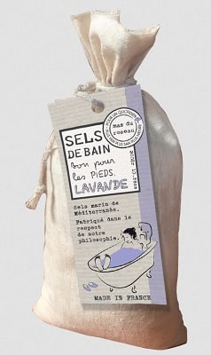 Sel de bain lavande - Sels marins de la Méditérranée