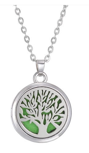 Arbre de Vie - Pendentif Aromatique-Collier d'Aromathérapie