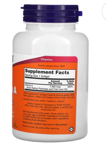 Vitamine A 25 000 UI/Santé Oculaire, Fonction Immunitaire – Image 2