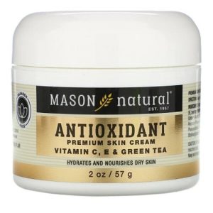 Crème antioxydante de qualité supérieure, vitamine C, E et thé vert, 2 oz (57 g)