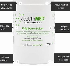 La Zeolithe détoxifiant ultime-Clinoptilolite Pure