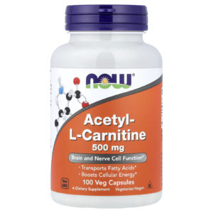 now acetyl l carnitine 500mg 100 capsules