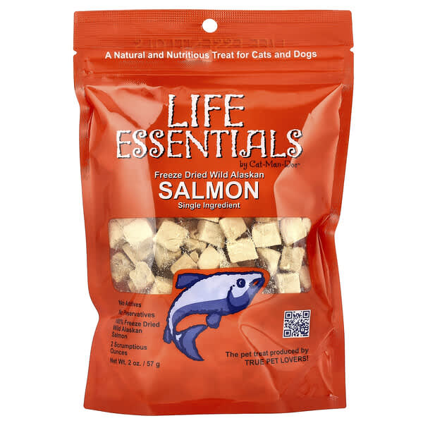 Cat-Man-Doo – Friandises saumon lyophilisé 57 g
