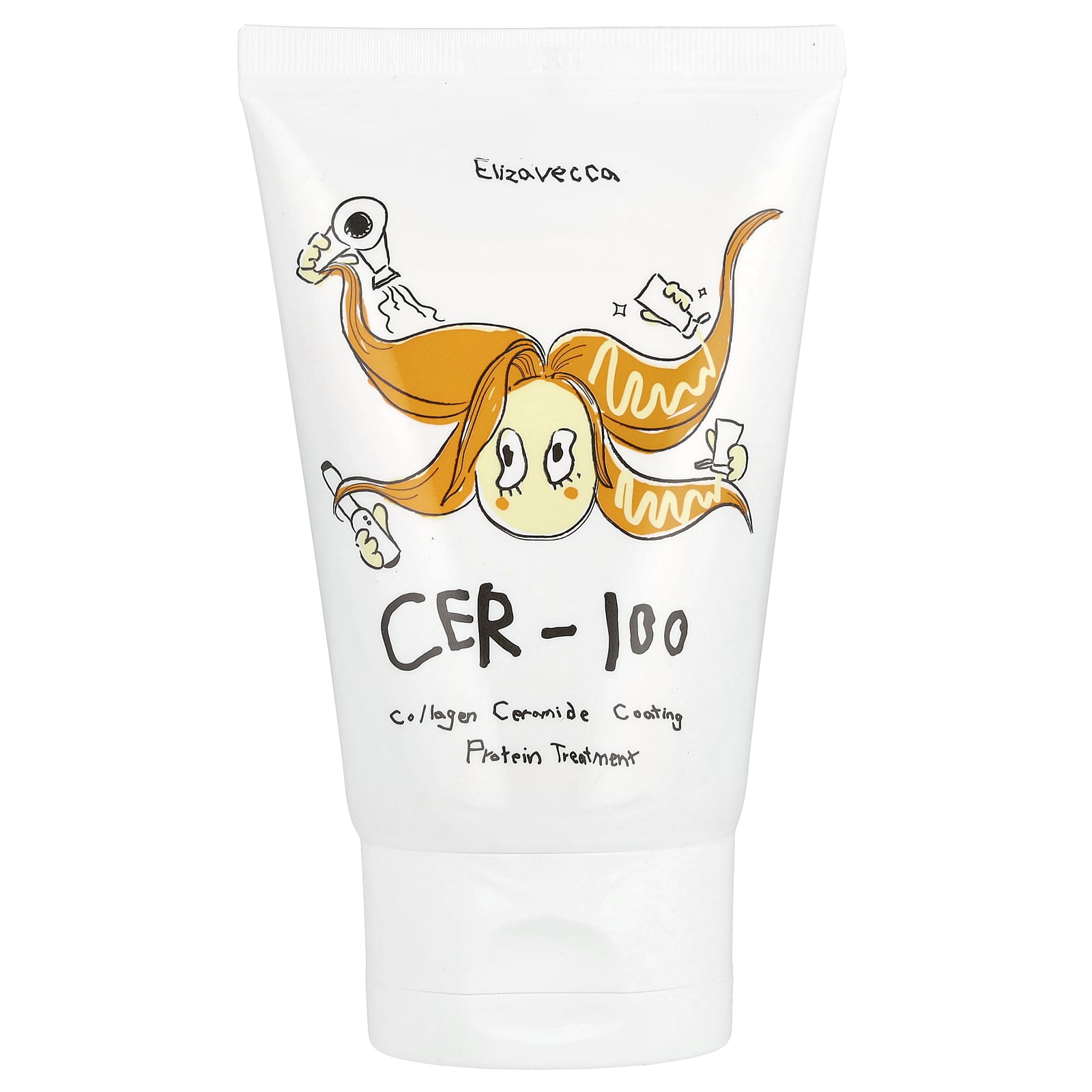 Tube Elizavecca CER-100 Collagen Ceramide Coating Protein Treatment 100 ml