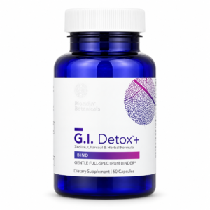 G.I. Detox+ Biocidin Botanicals – Zéolite et charbon – 60 capsules