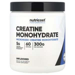 Nutricost Créatine monohydrate micronisée – 300 g