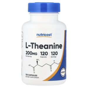 Nutricost L-Théanine 200 mg – 120 capsules